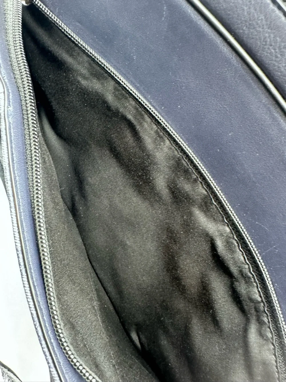 Coach Perry Slim Briefcase Laptop Bag Navy Blue Signature Coated Canvas F59057 - Picture 16 of 16